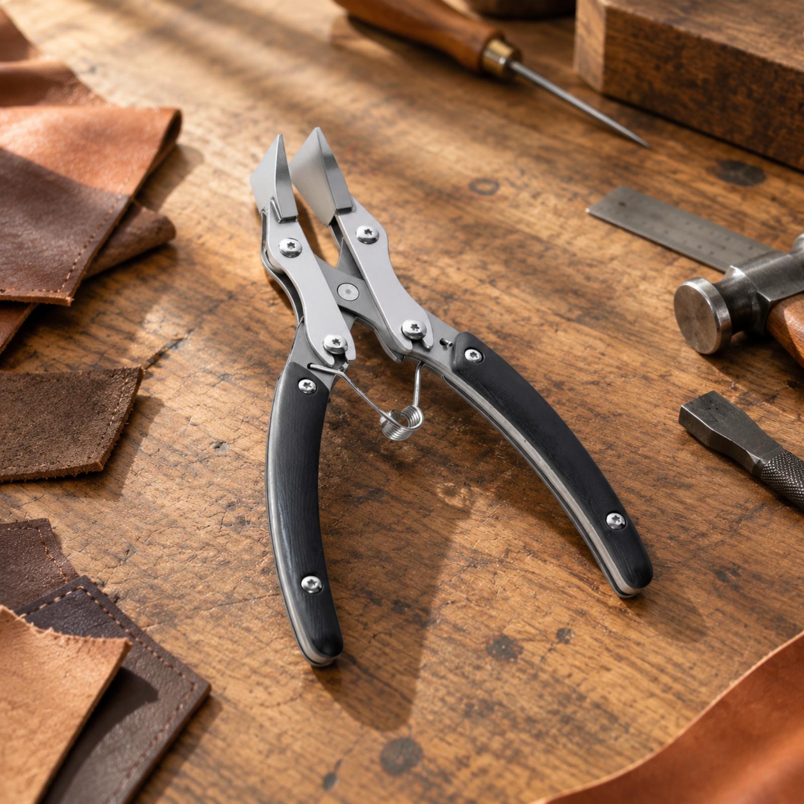 Alicates de punta plana, herra - Leatherwork Hand Press reseña y precio