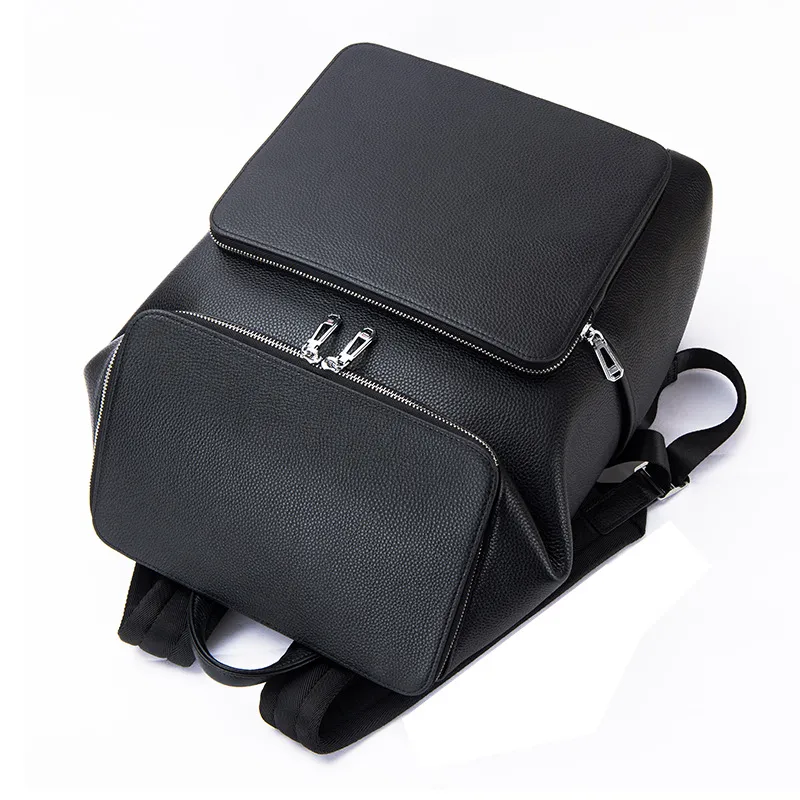 Mochila de cuero genuino para  - Leather Work Rucksack Mens reseña y precio