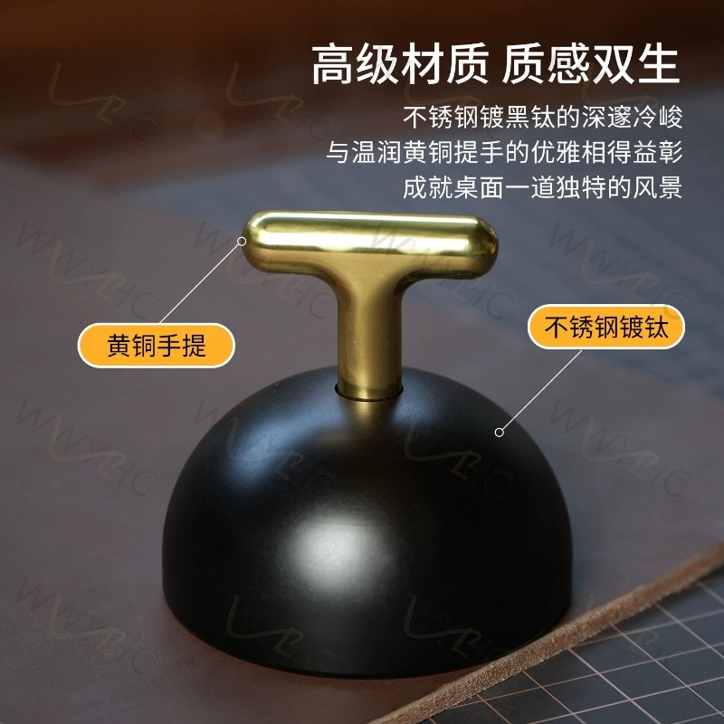 Prensa de cuero tipo T de acer - Leatherwork Hand Press reseña y precio